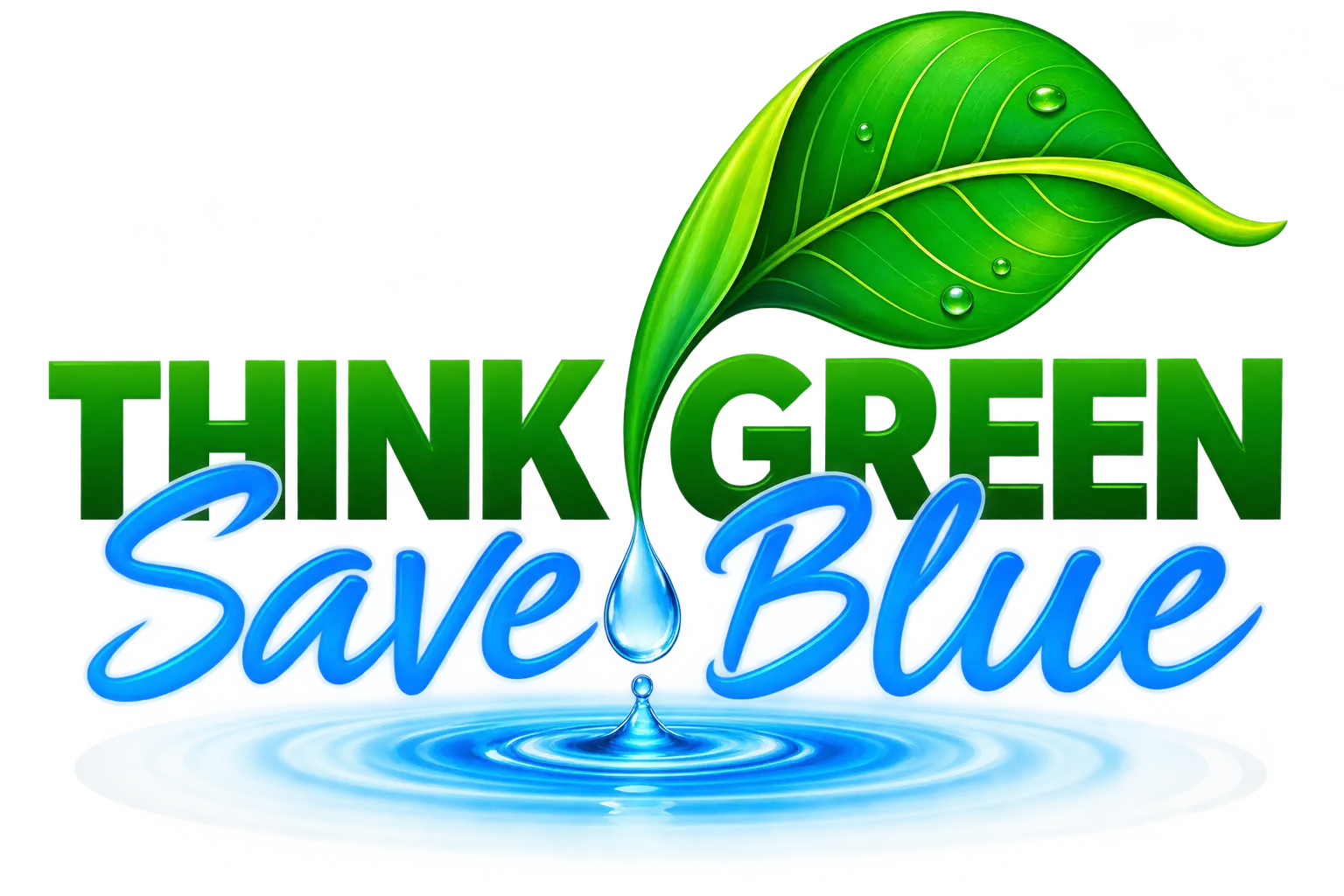 Think Green Save Blue
